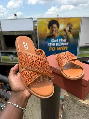 Zara Crossover Sandals Woven Design