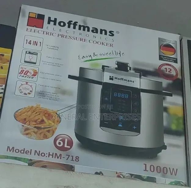Hoffmans 6l Electric Pressure Cooker
