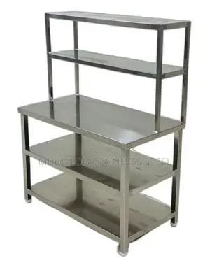 Dispatch Table Double Tray Stainless Working Table