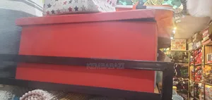 Faux Leather Folding Ottoman Seat