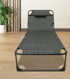 Adjustable Folding Sun Lounger or Camping Bed