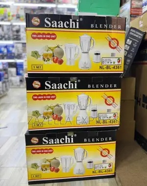 Saachi Two Jars in One Unit Blender With Grinder