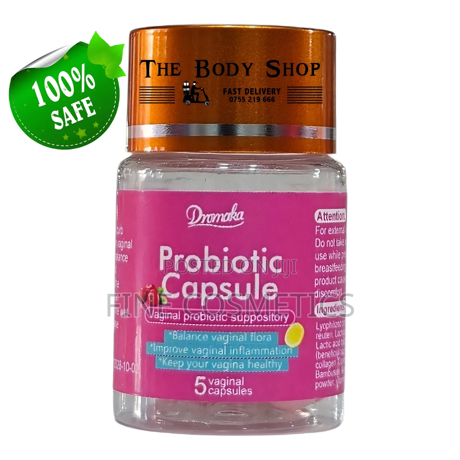Vaginal Probiotics Capsules Anti-Inflammation Ph Balance Suppositories
