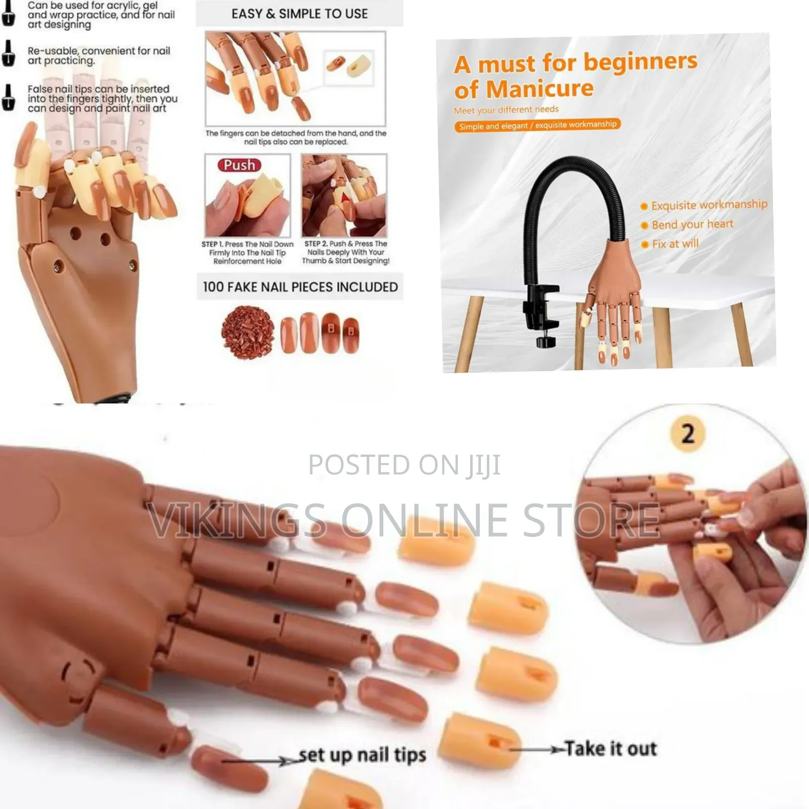 Adjustable, Flexible Mannequin Training Hand