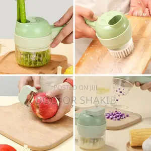 4 in 1 Electric Vegetable Chopper Hand Held