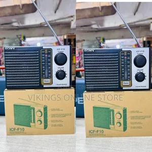 Sony Icf-F10 Two-Band Portable Radio