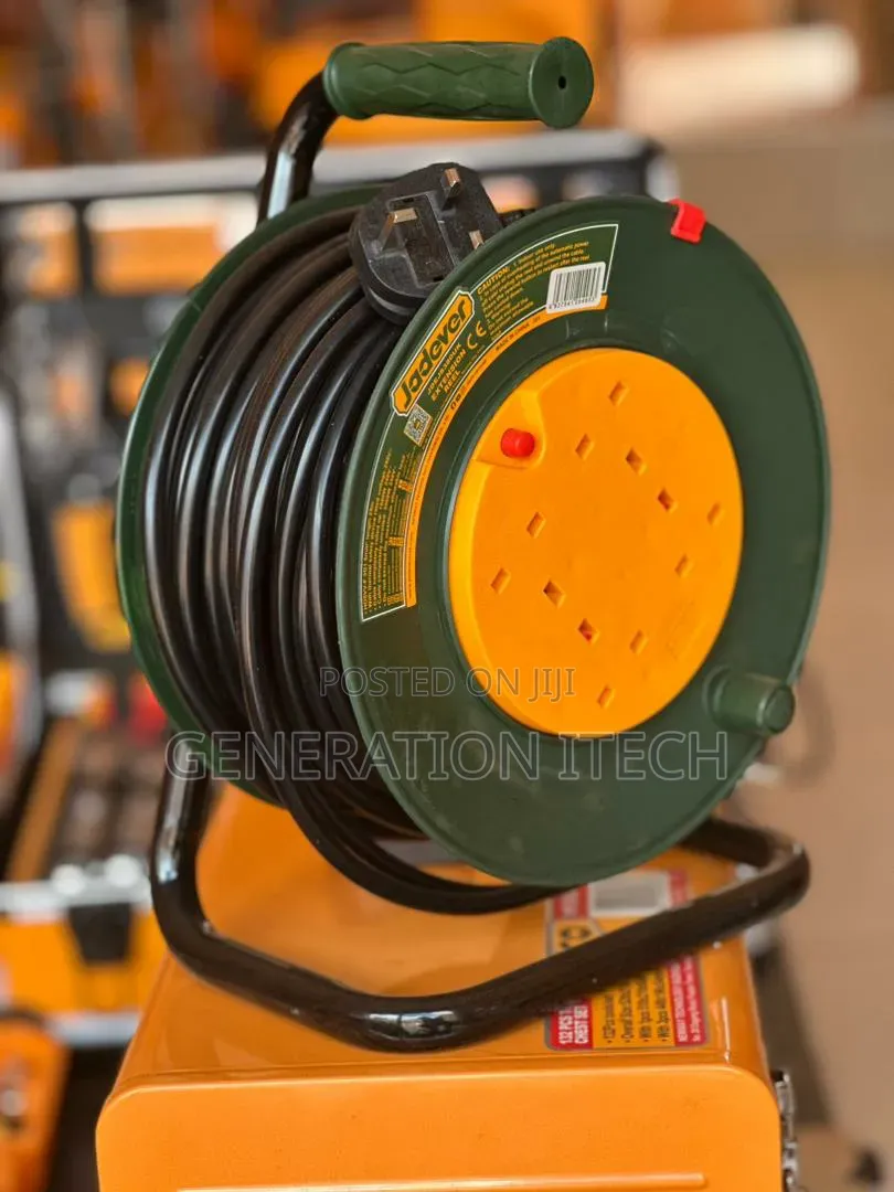 Extension Reel 25 Meters With 4 Socket Power Distribution- Heavy Duty