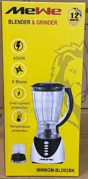 Mewe 2-in-1 Blender Grinder