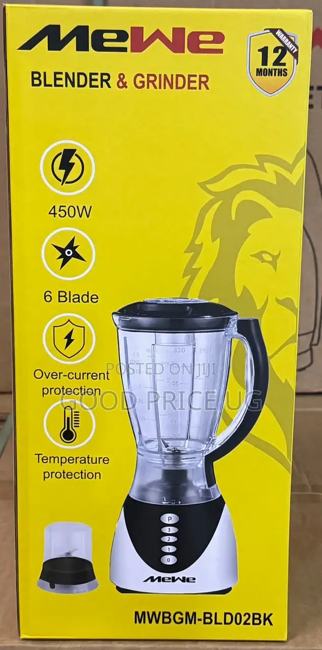 Mewe 2-in-1 Blender Grinder