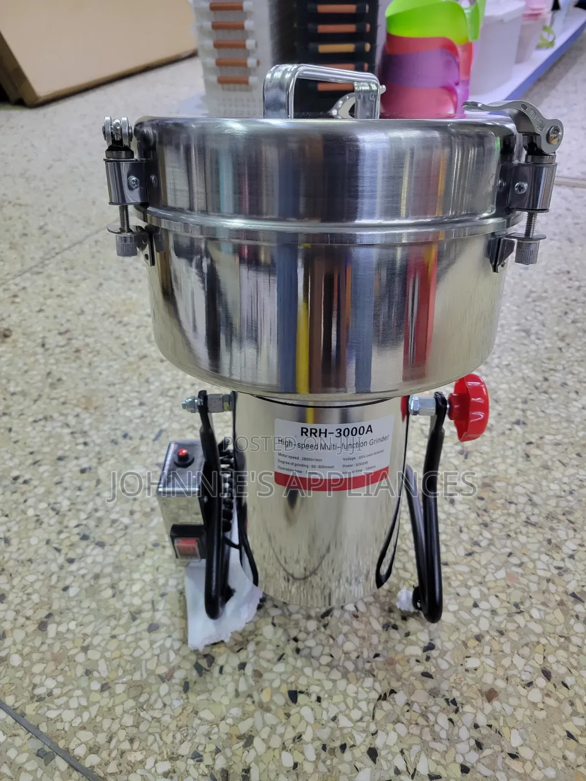RRH-3000a High-Speed Stainless Steel Multi-Function Grinder – Heavy