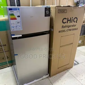 Chiq 150l Double Door Top Freezer Refrigerator