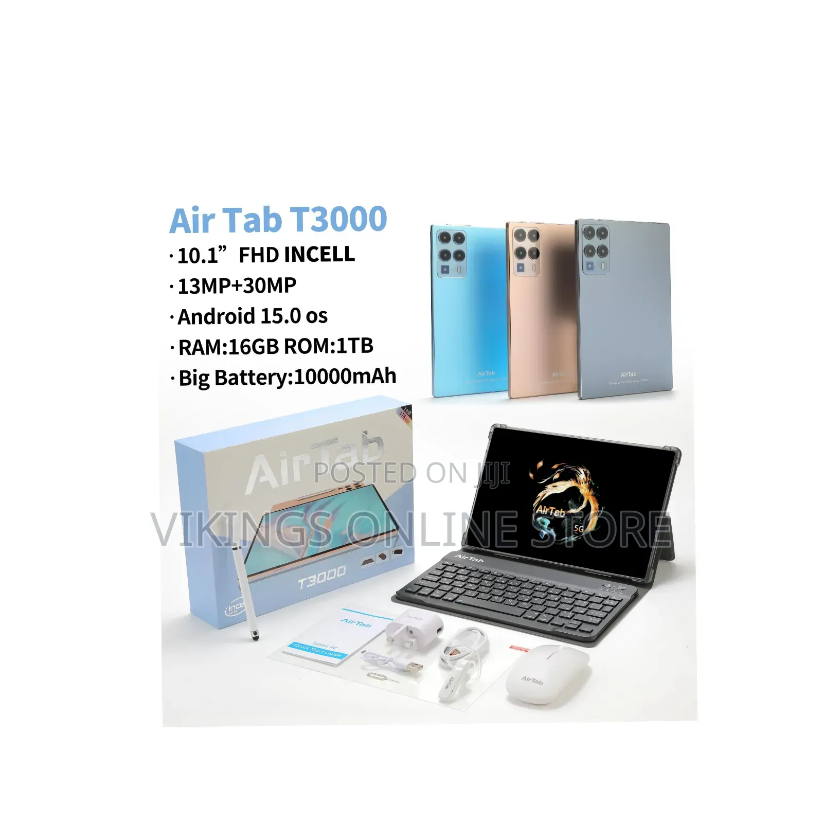 New AirTab T3000 32 GB