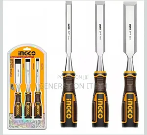 Ingco 3pcs Wood Chisel Set, Width: 12mm (1/2"), 19mm (3/4"), 25mm (1")
