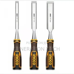 Ingco 3pcs Wood Chisel Set, Width: 12mm (1/2"), 19mm (3/4"), 25mm (1")