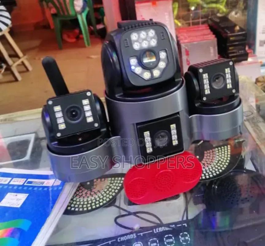 4 Lens 4g Solar Camera -Powered PTZ 360 V380 Pro