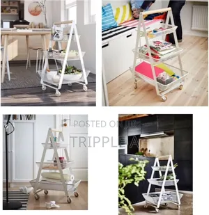 3 Tier Multipurpose Rolling Storage Trolley