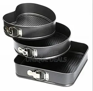 Coated Square Round Cake Baking Molds