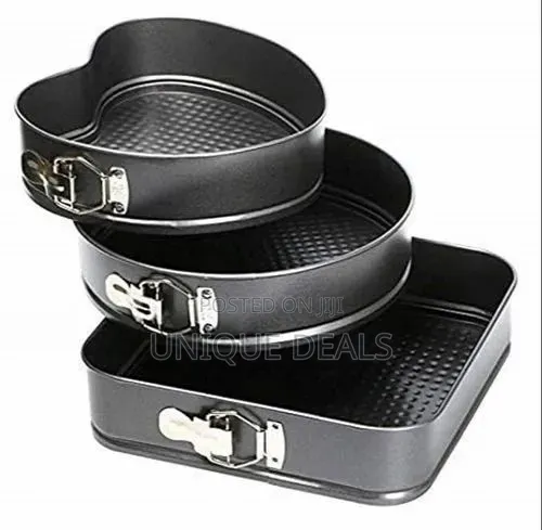Coated Square Round Cake Baking Molds