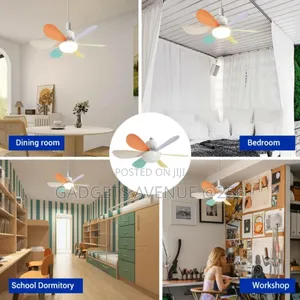 Ceiling Fan With Led Light Remote Control