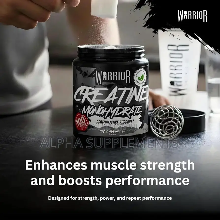 Warrior Creatine Monohydrate Powder - 100 Servings - 300g