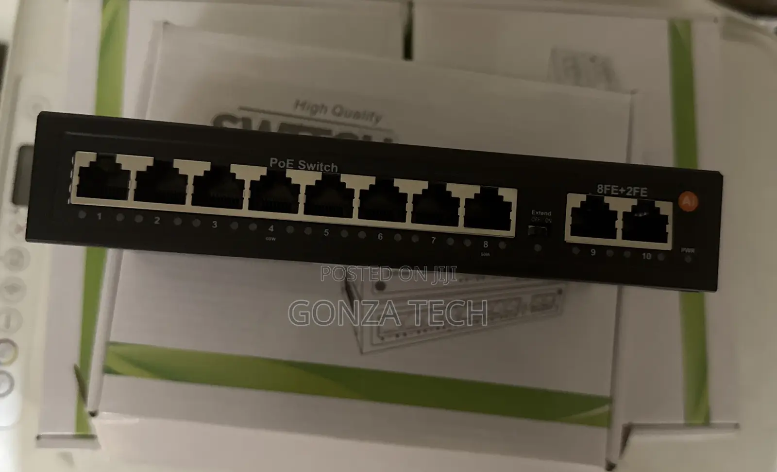 10-Port Poe Switch (8 Poe + 2 Uplink) – CCTV / Access Points