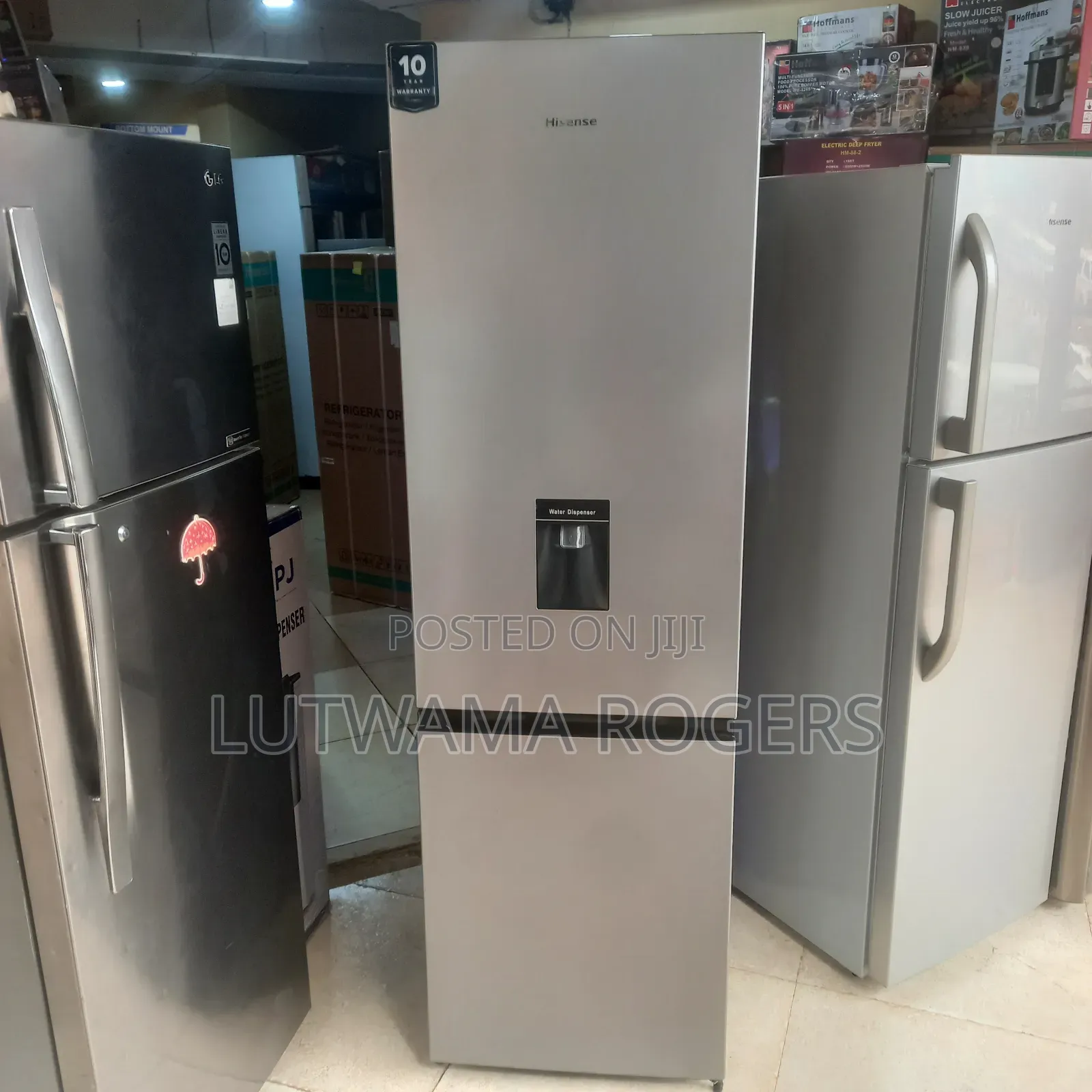 Hisense 341ltrs With Dispenser