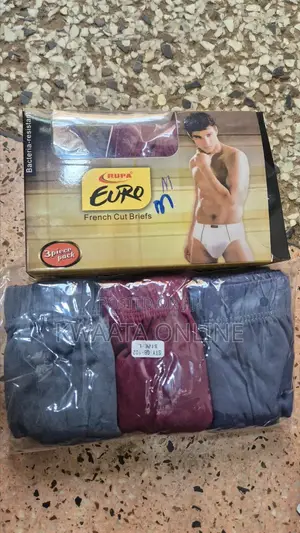 Euro Rupa Men's Multicolor Cotton Brief Pack of 3