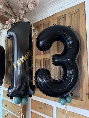 Foil Number Balloons