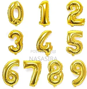 Foil Number Balloons