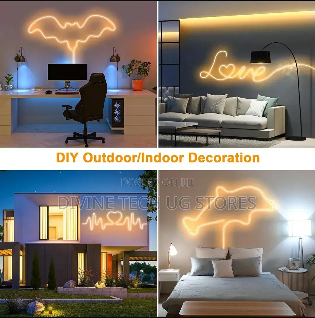 Led Flexible Neon Strip Light Outdoors Waterproof 50m