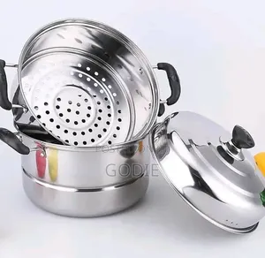 2 Tire Multifunctional, Multi-Layer Stainless Steel Food Steamer