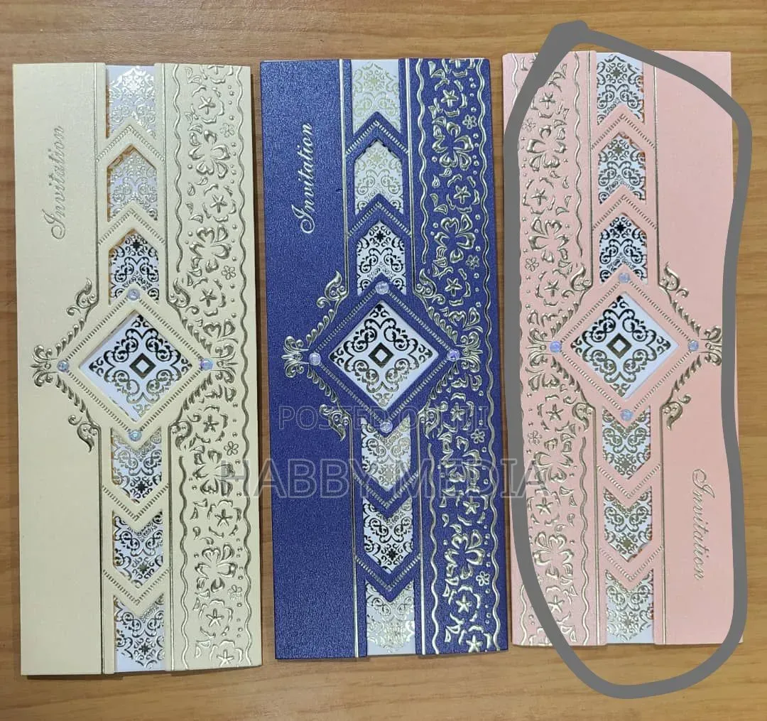 Customized Invitation Cards.