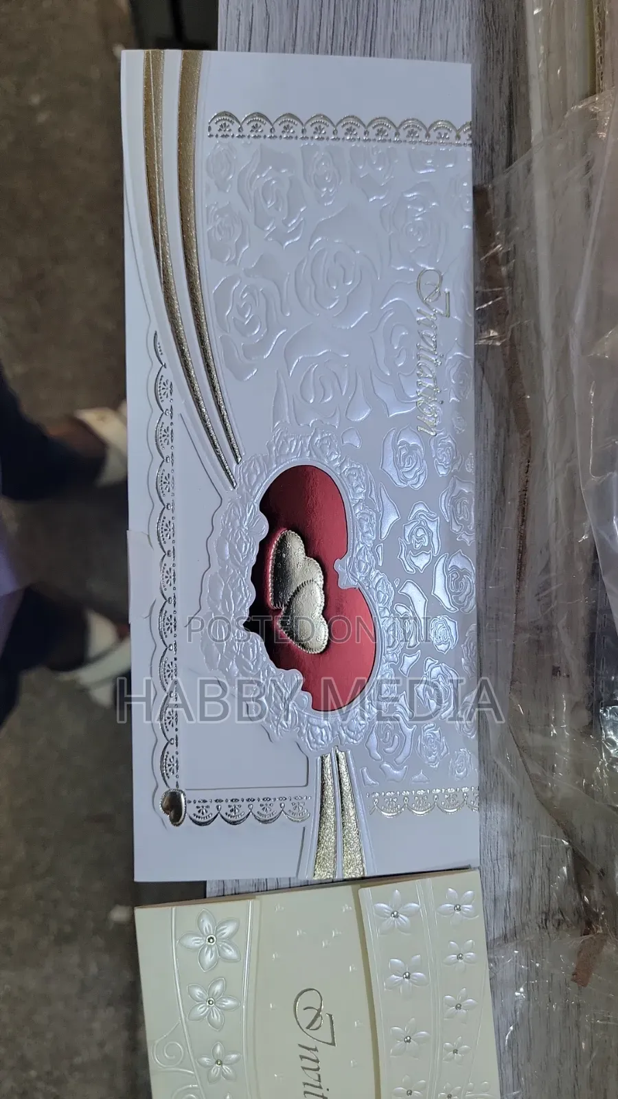 Customized Invitation Cards.