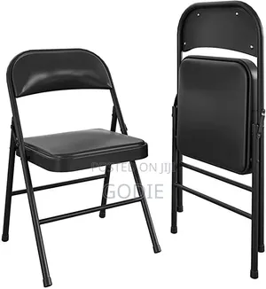 Vinyl-Padded Metal Folding Chair.