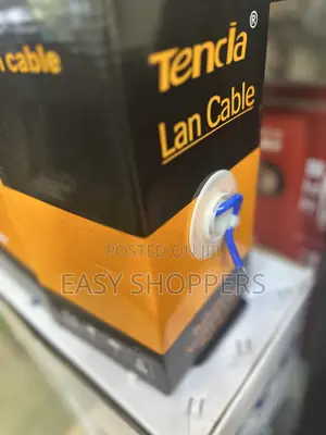 Tenda Cat6 Utp Network Cable 100m for Indoor Use.