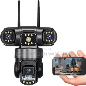 4g Full Hd Three Lens Color Ctv Waterproof Motion Detection Security
