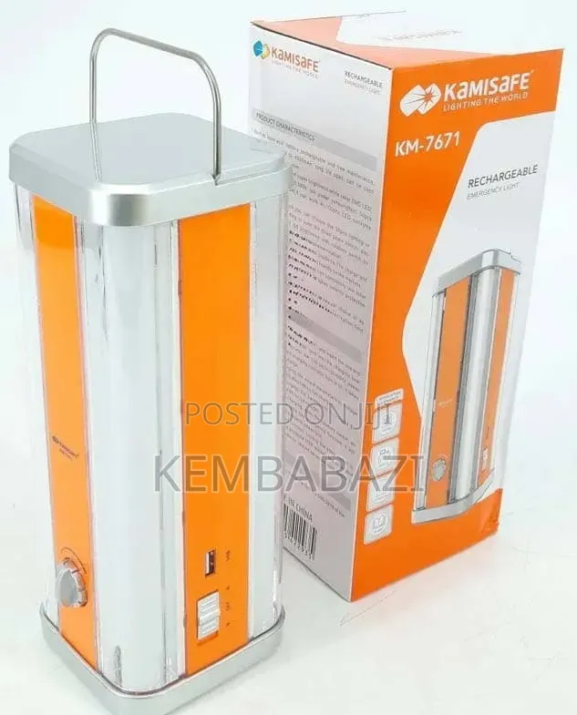 Kamisafe Km-7671 Rechargeable Emergency Light.
