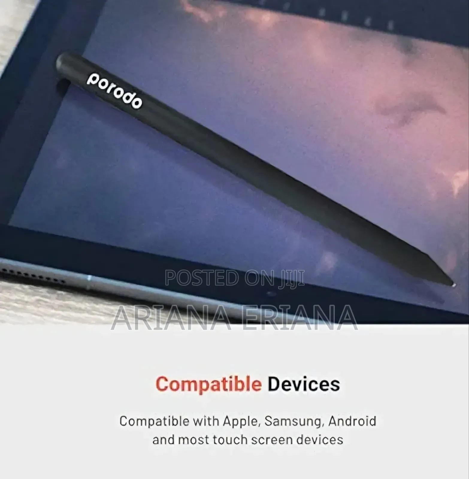 Porodo Universal Pencil Designed for Mobile Devices and Tablets.