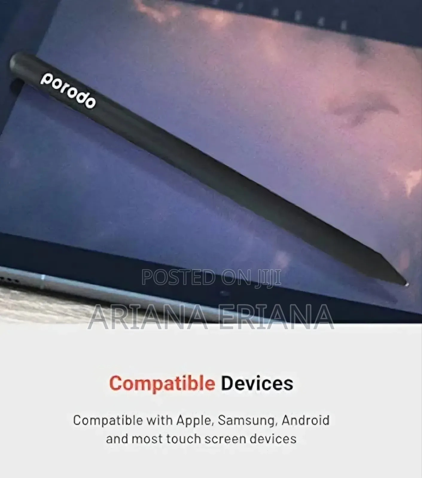 Porodo Universal Pencil Designed for Mobile Devices and Tablets.