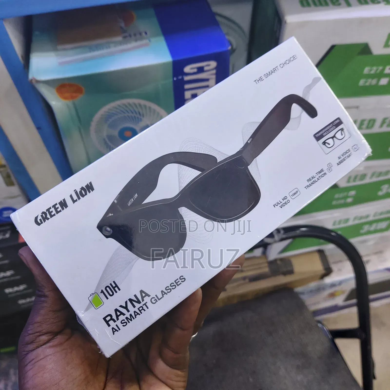 Ai Smart Glasses Rayna Green Lion