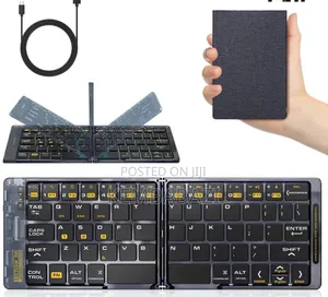 Transparent, Foldable Wireless Bluetooth Keyboard