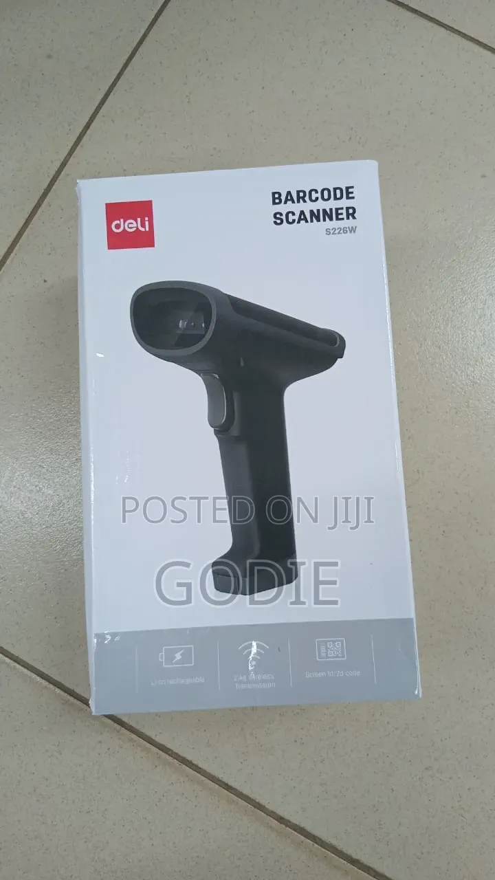 Deli S226w Wireless Handheld Barcode Scanner