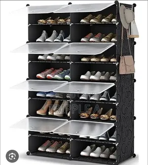 8 Door Plastic Shoe Rack