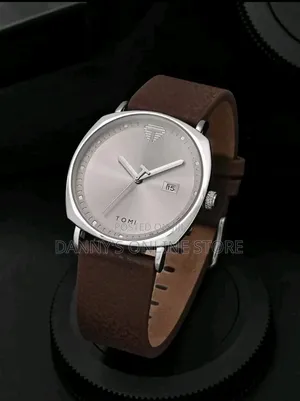 Tomi Men's Simple Style Quartz Watch With Moon Phase Calenda