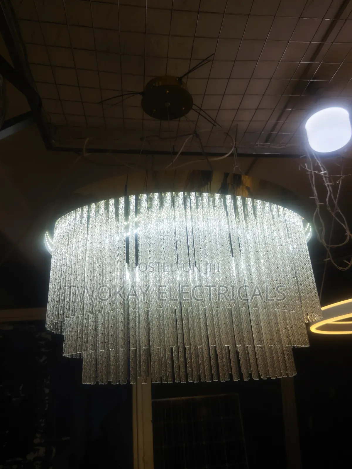 Led Crystal Chandelier Light