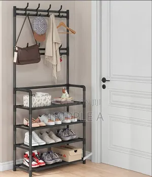 Multifunction Combination Shoe and Hat Rack