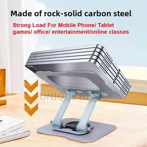 Folding Metal Bracket, Portable Tablet Pc Stand | Foldable