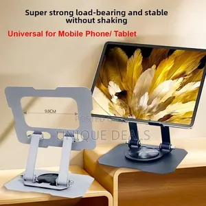 Folding Metal Bracket, Portable Tablet Pc Stand | Foldable