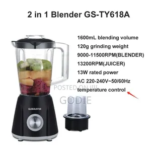 Global Star Juice Blender Juicer 2 in 1 1.5litres