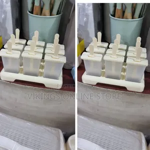 Generic Reusable Ice Pop / Popsicle Mold Set With Base Tray